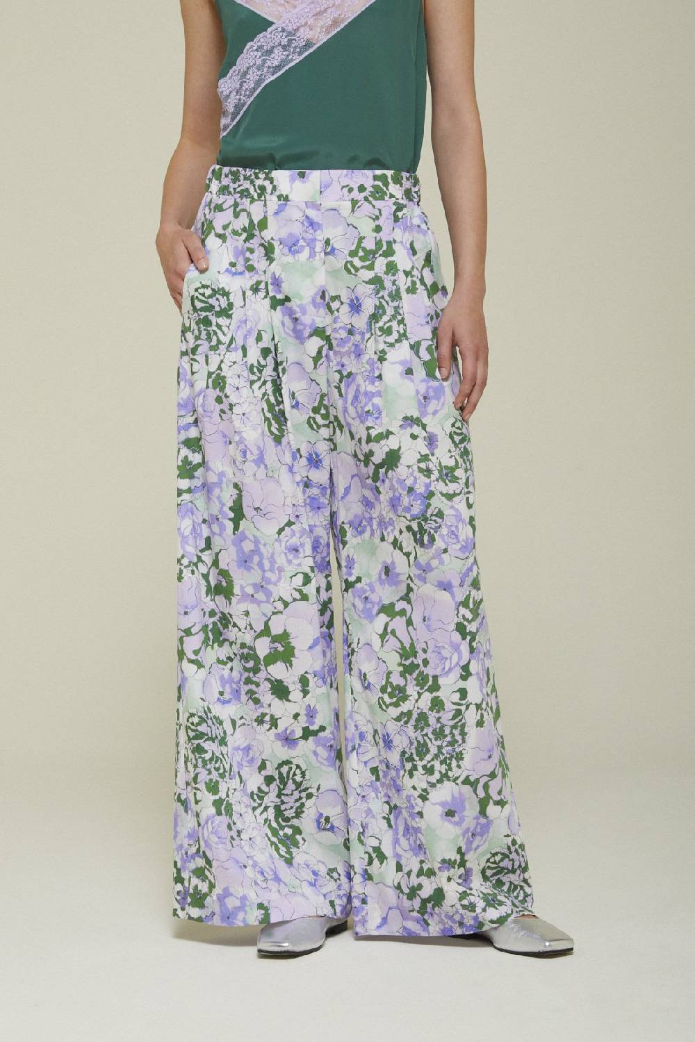 Ottod'Ame Cotton Palazzo Trousers