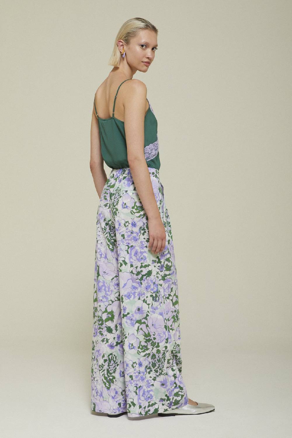 Ottod'Ame Cotton Palazzo Trousers