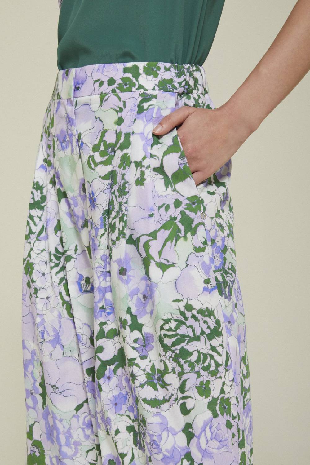 Ottod'Ame Cotton Palazzo Trousers