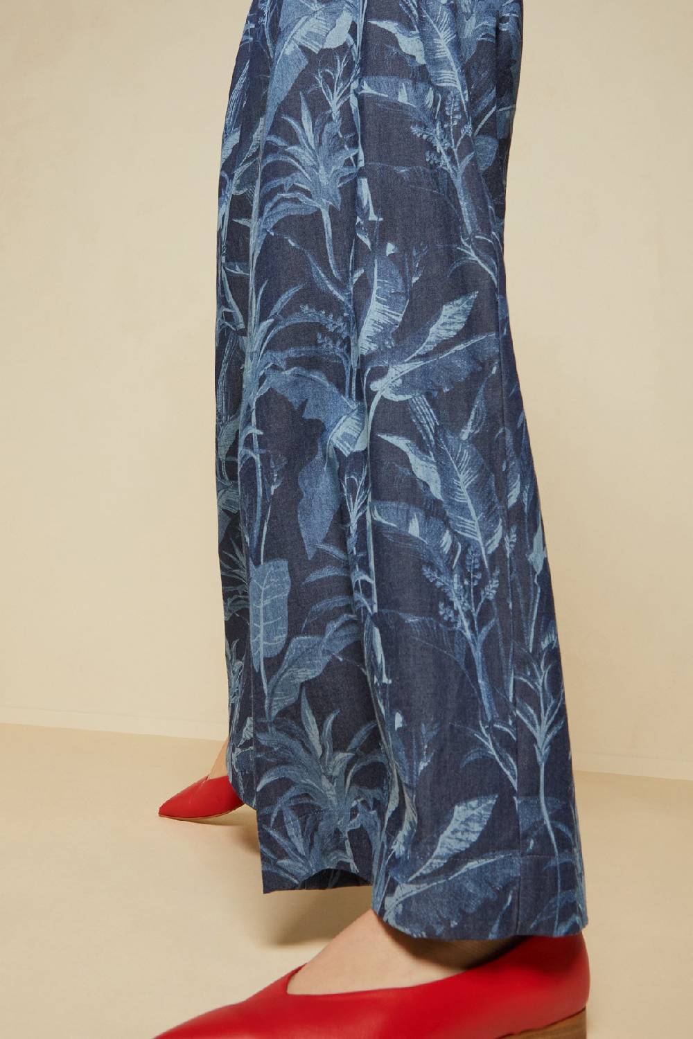 Ottod'Ame Cotton Palazzo Trousers