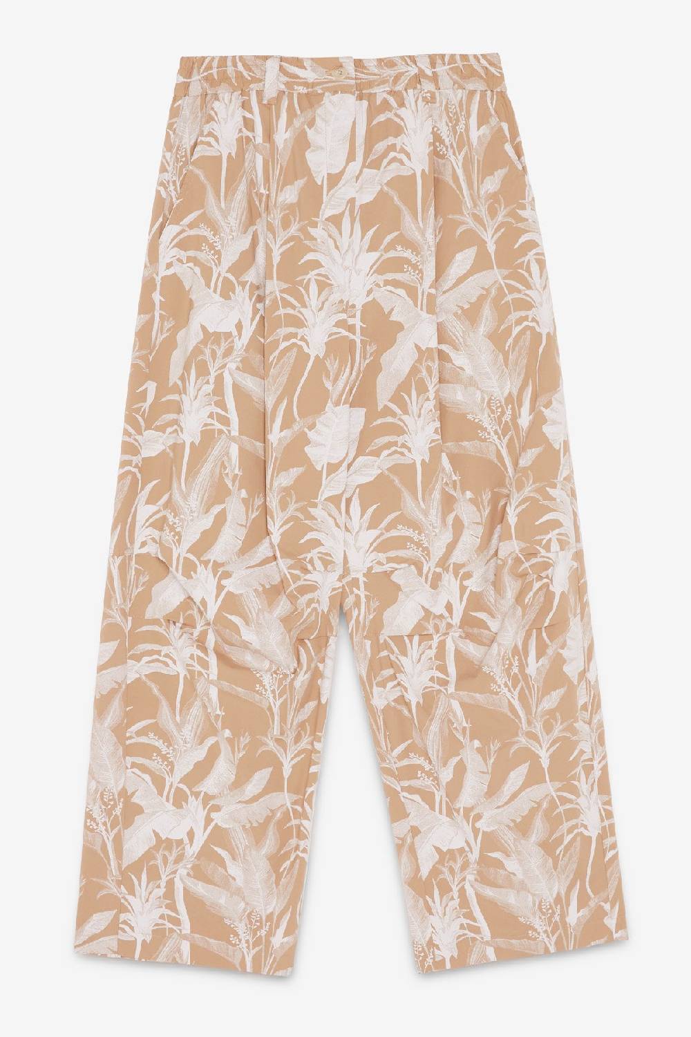 Ottod'Ame Cotton Palazzo Trousers With Pleats