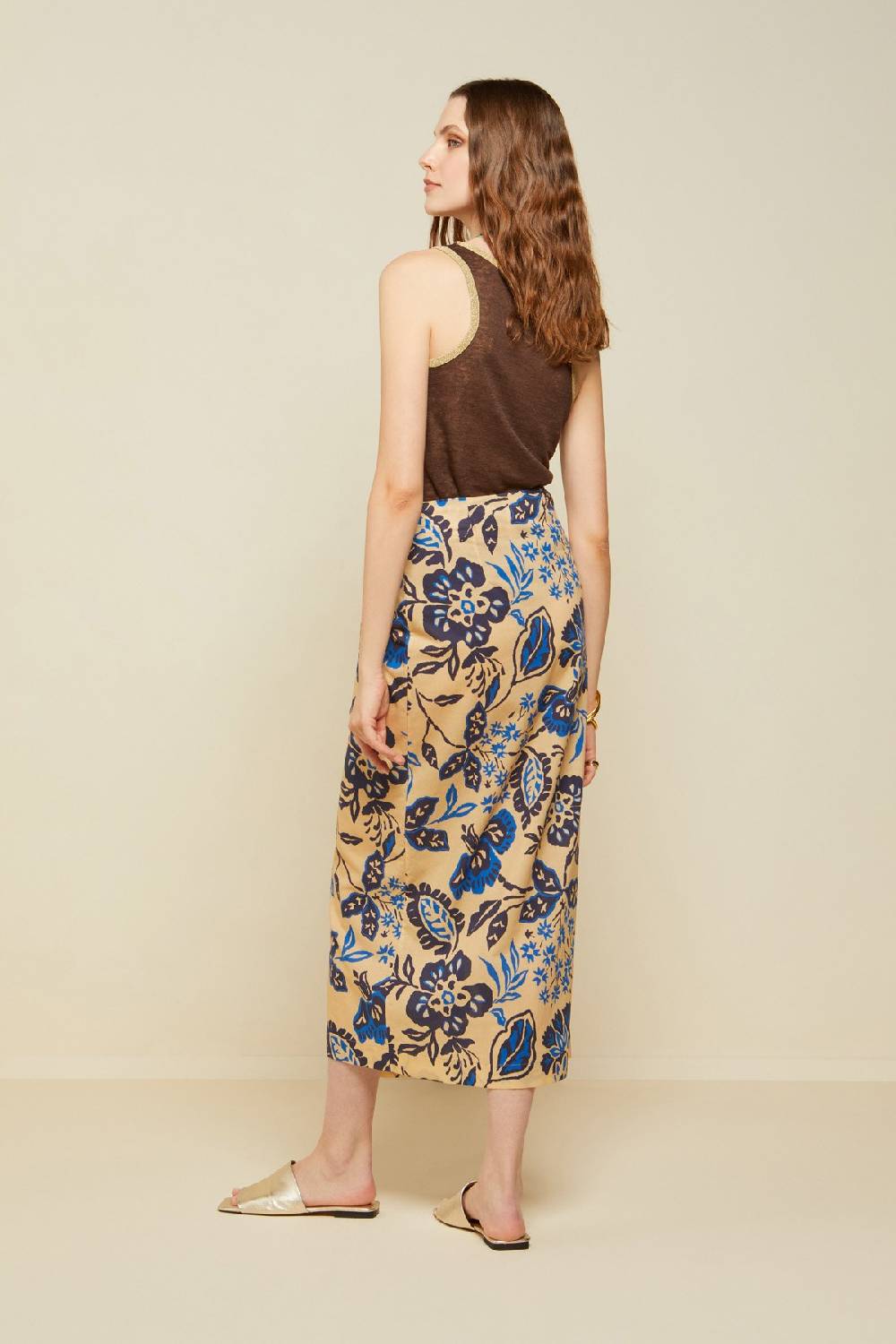 Ottod'Ame Cotton Sarong Skirt