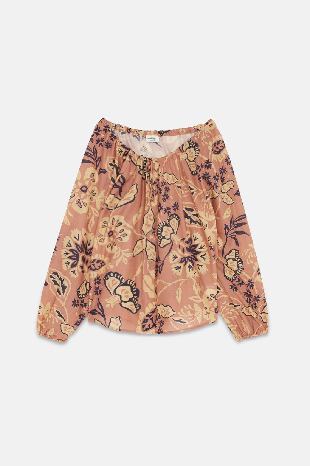 Ottod'Ame Cotton Shirt With Balloon Sleeves