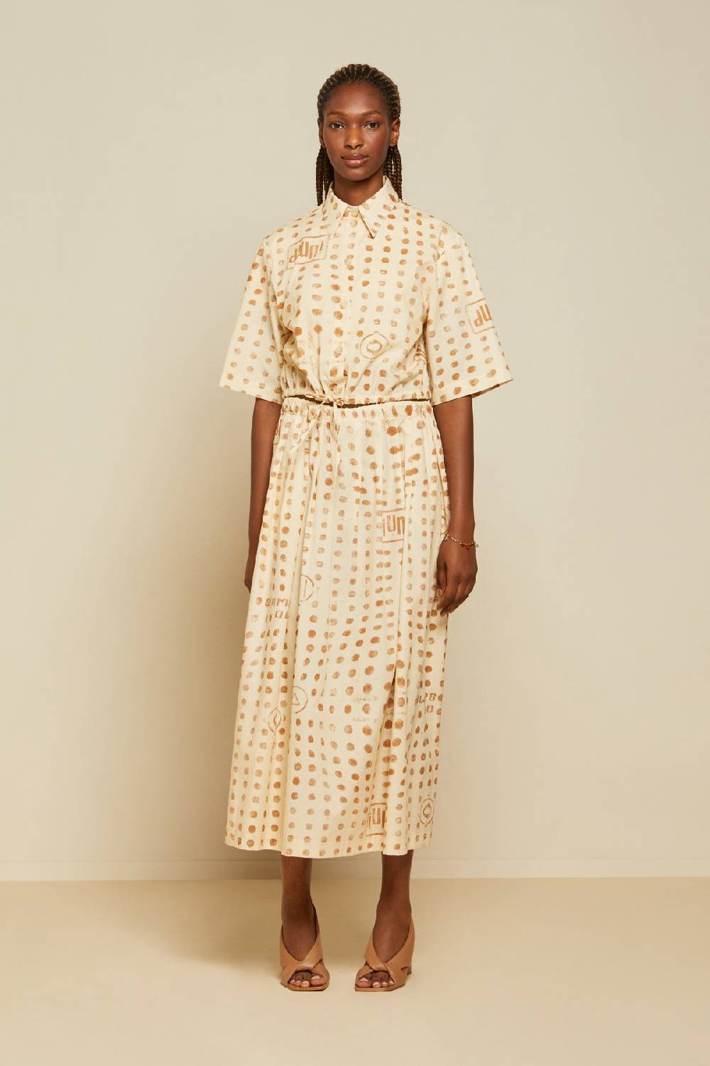 ottod'Ame Cotton shirt with drawstring