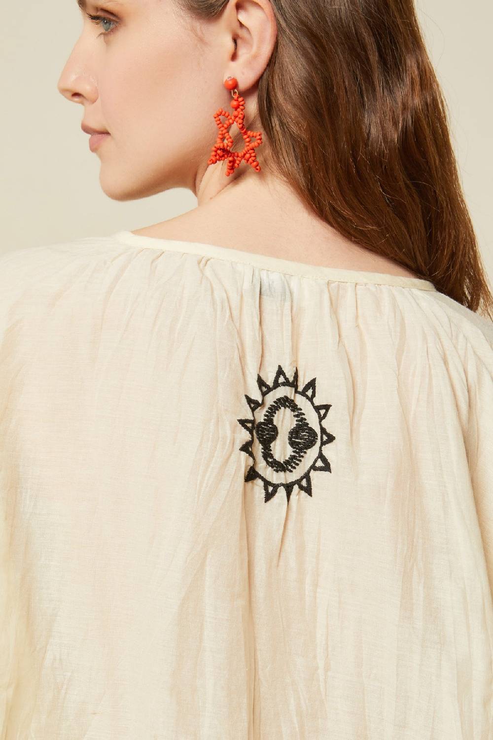 Ottod'Ame Cotton Shirt With Embroidery