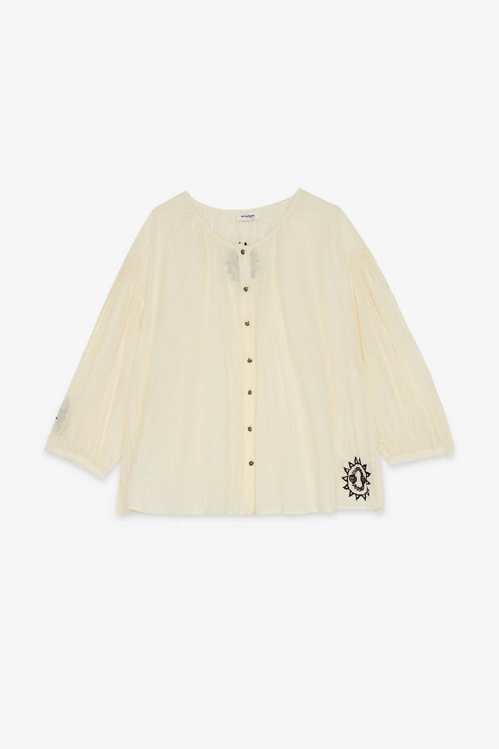 Ottod'Ame Cotton Shirt With Embroidery