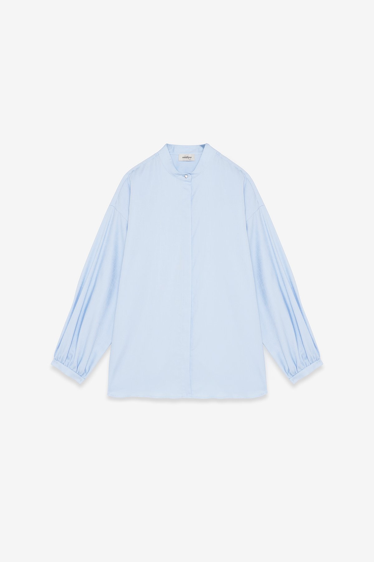 Ottod'Ame Cotton Shirt With Mandarin Collar