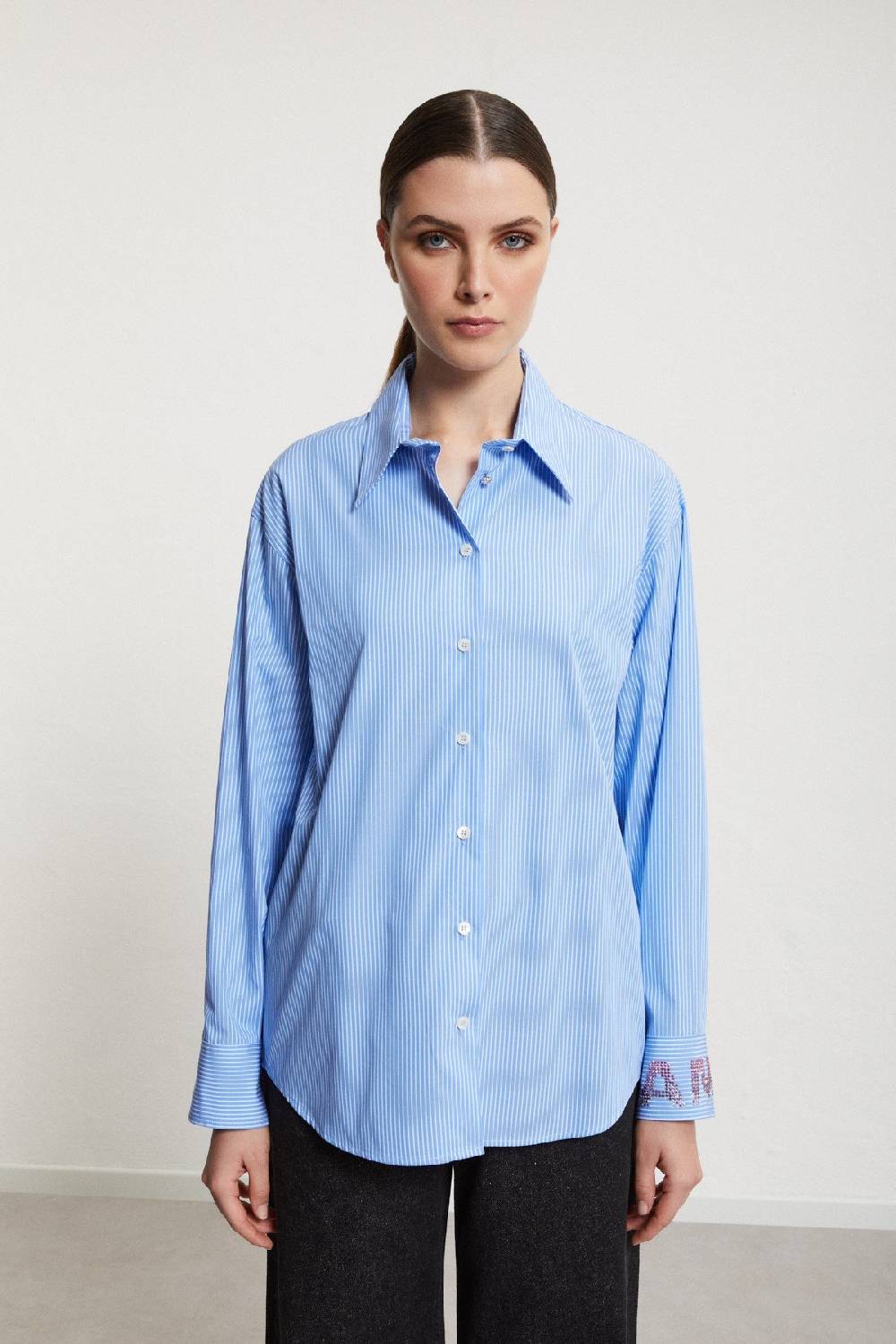 Ottod'Ame Cotton Shirt With Strass
