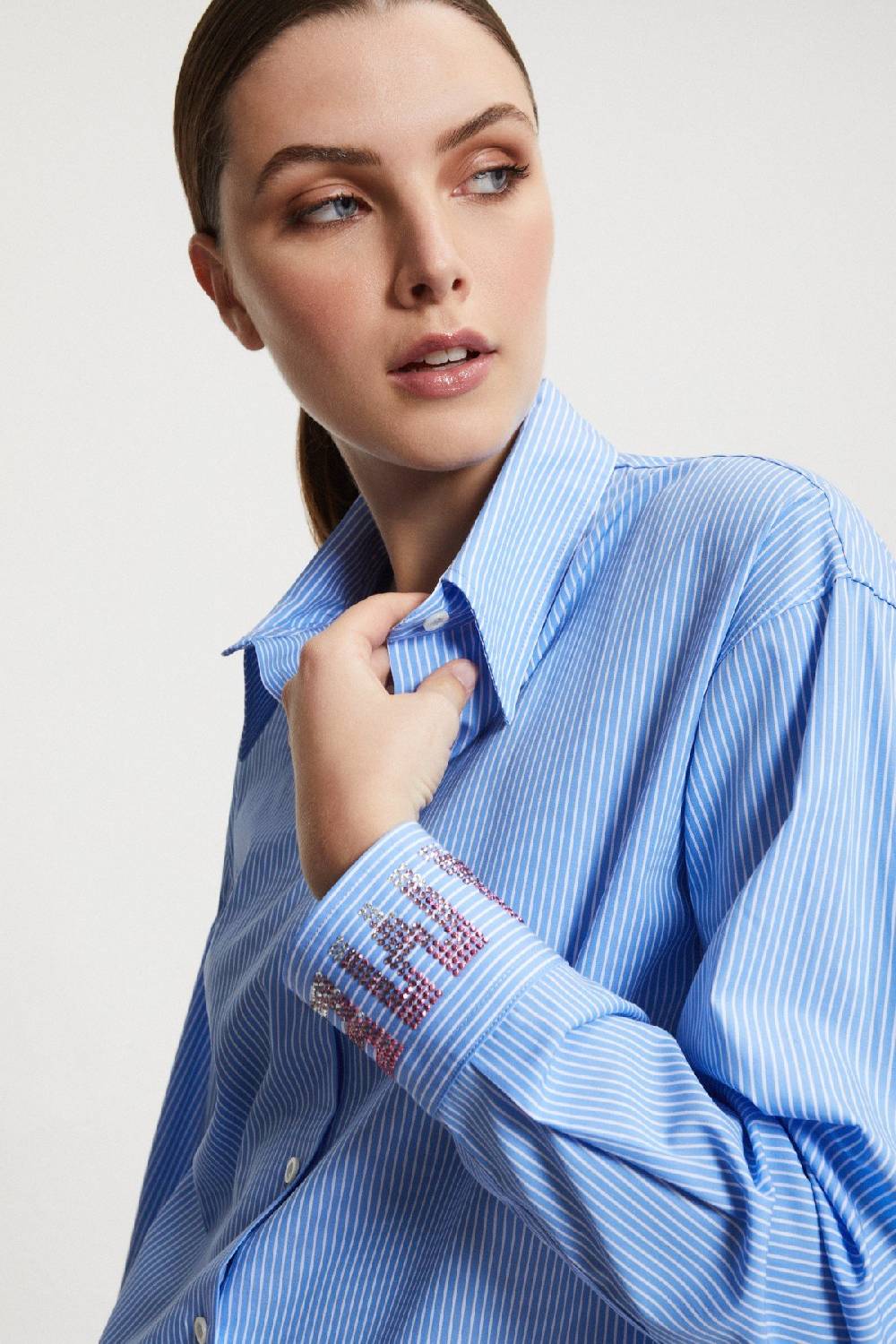 Ottod'Ame Cotton Shirt With Strass