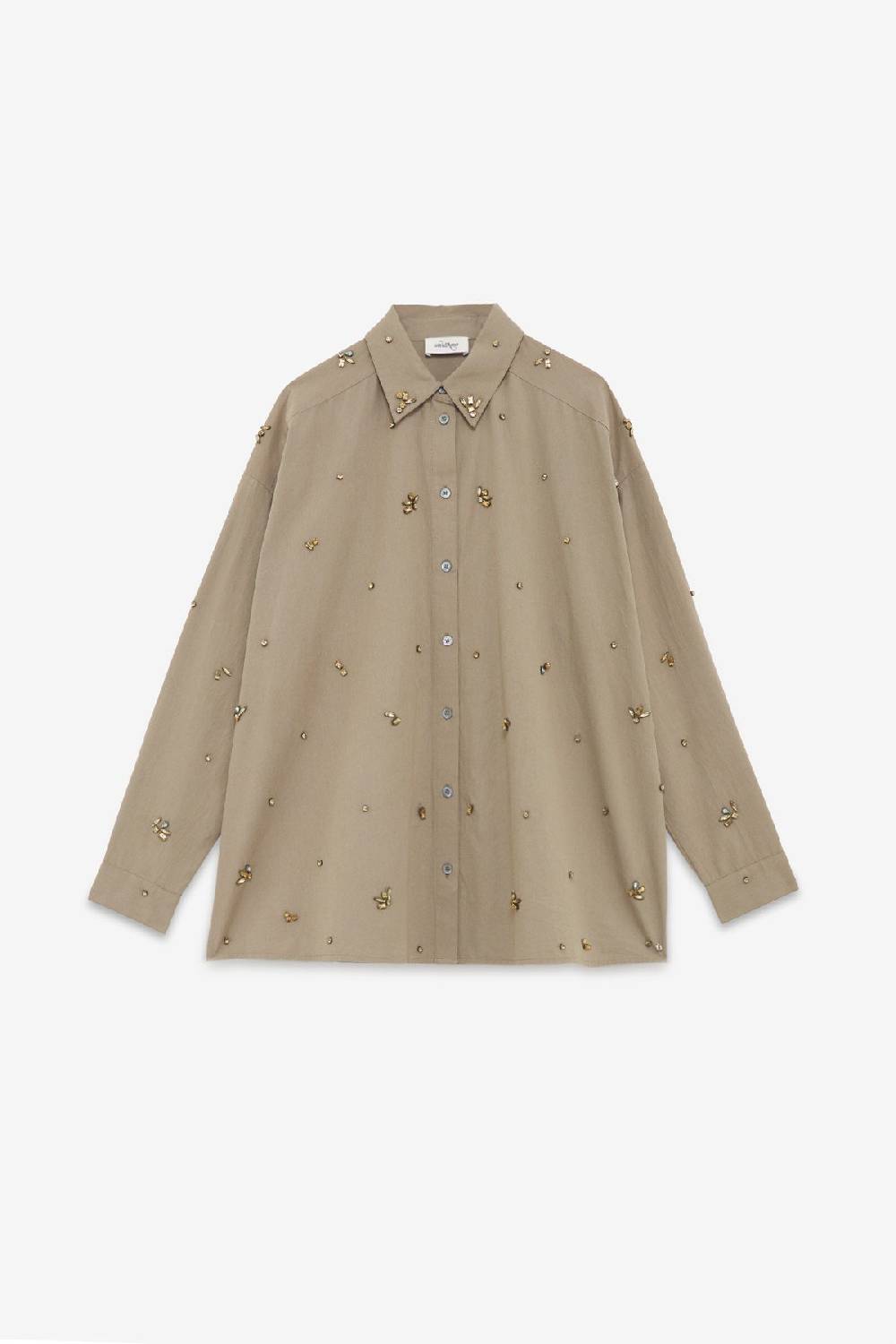 Ottod'Ame Cotton Shirt With Strass