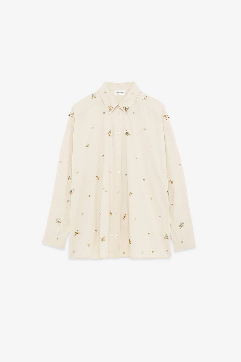Ottod'Ame Cotton Shirt With Strass