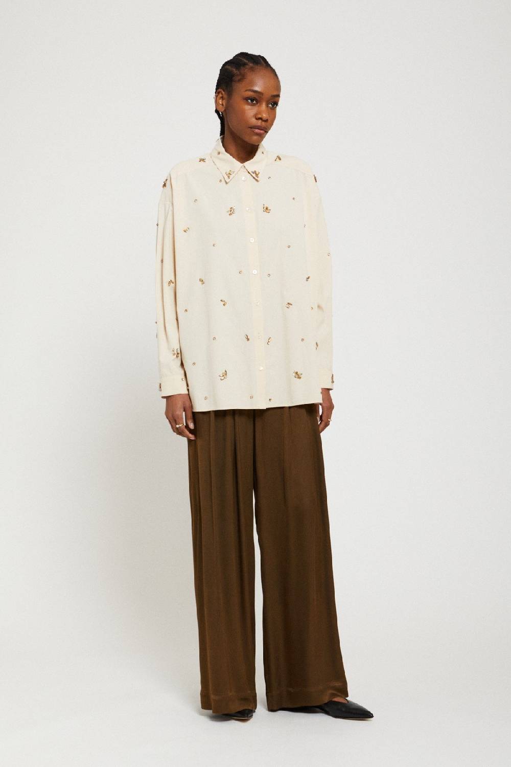 ottod'Ame Cotton shirt with strass