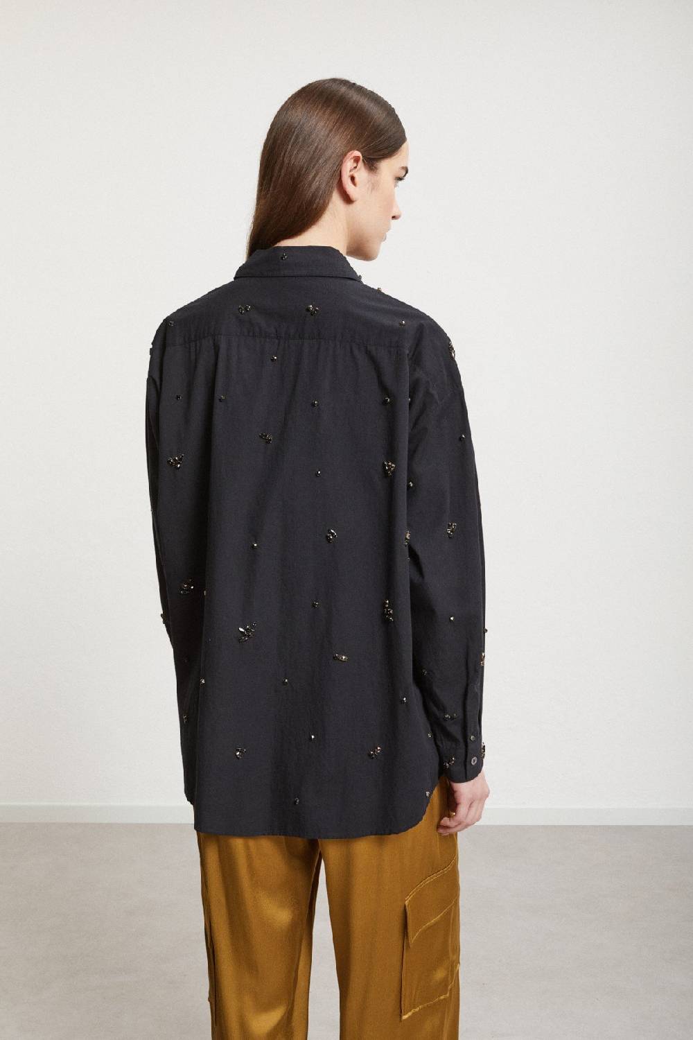 Ottod'Ame Cotton Shirt With Strass