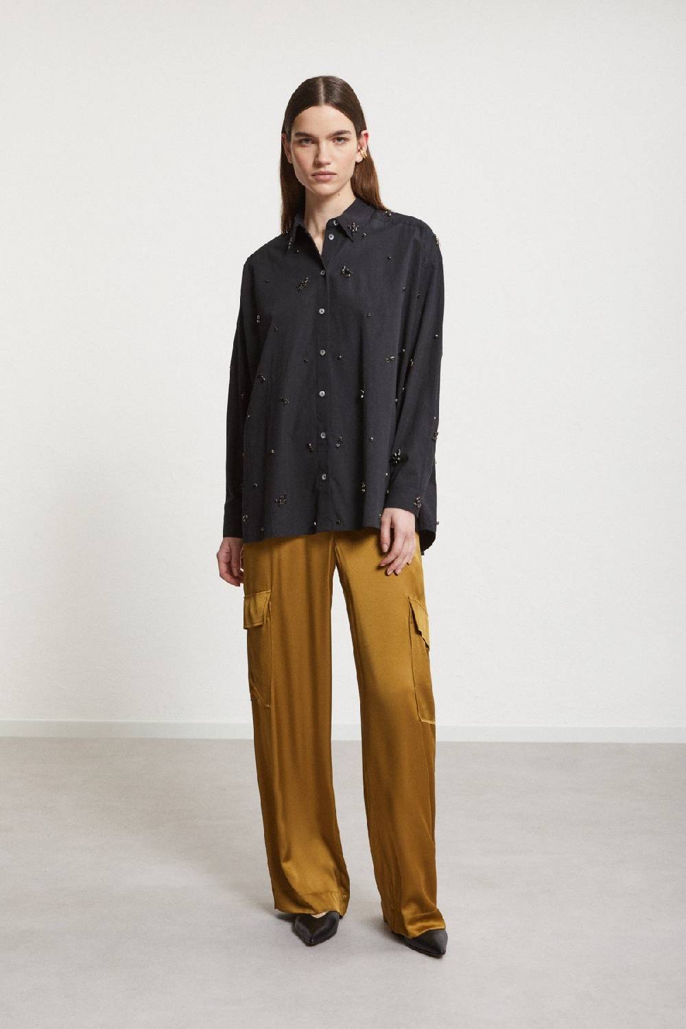 ottod'Ame Cotton shirt with strass