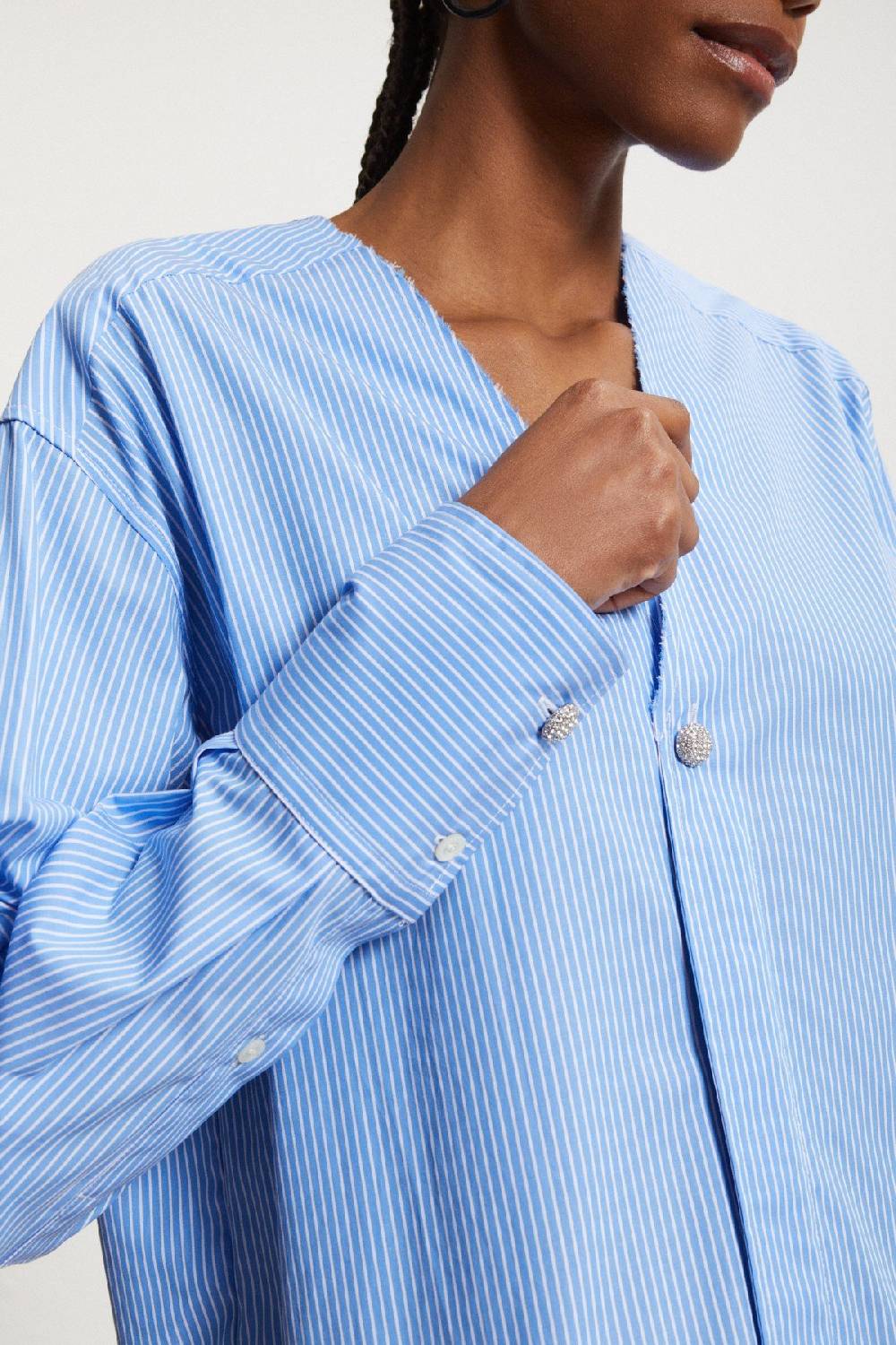 Ottod'Ame Cotton Shirt Without Collar