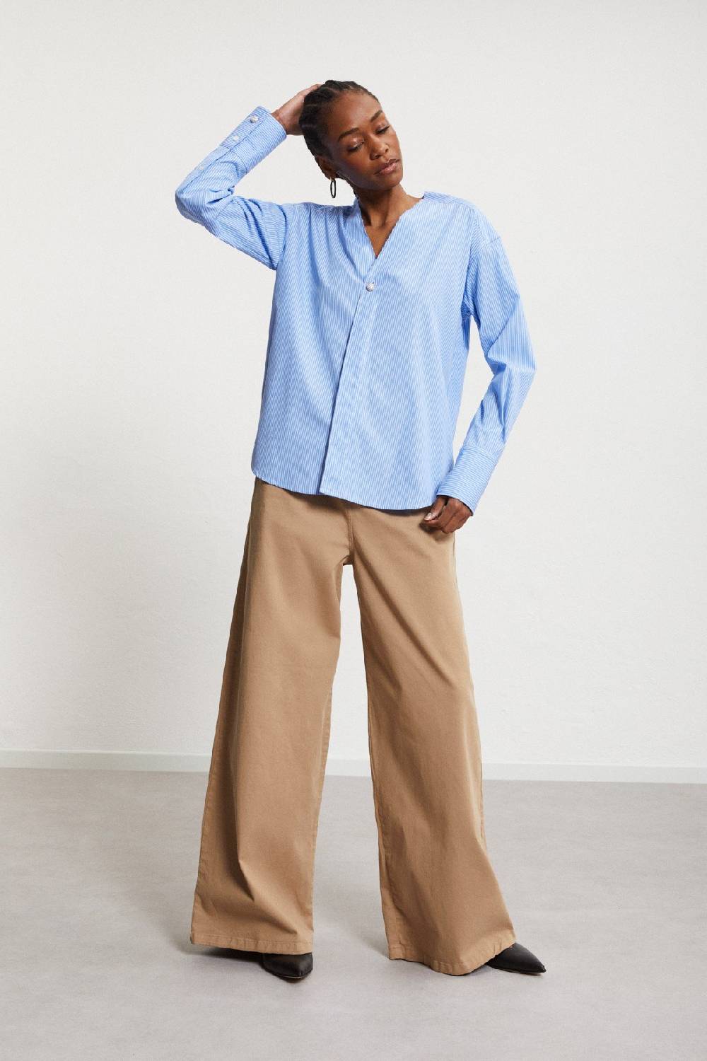 ottod'Ame Cotton shirt without collar