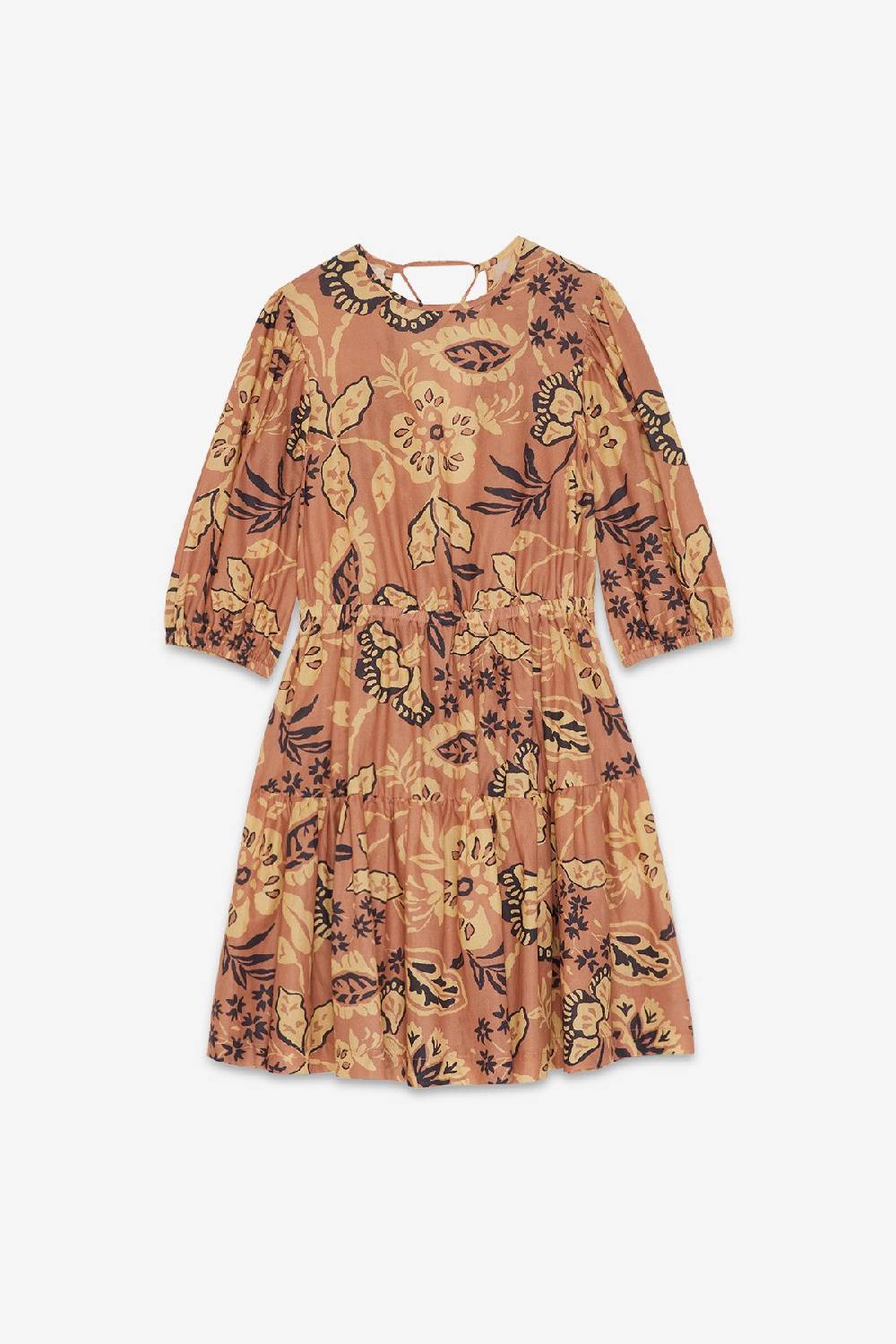 Ottod'Ame Cotton Short Dress With Laces