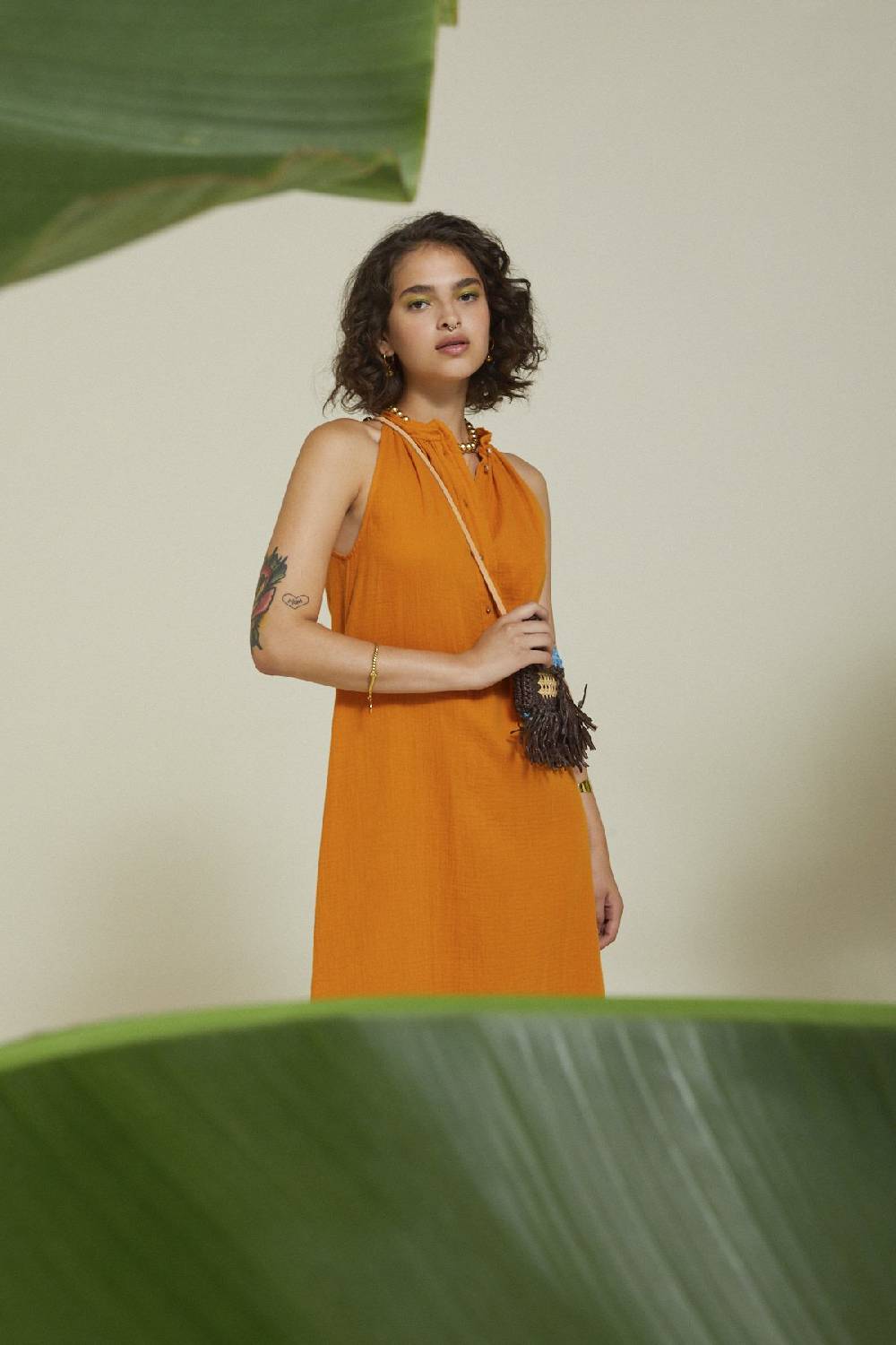 Ottod'Ame Cotton Sleeveless Dress