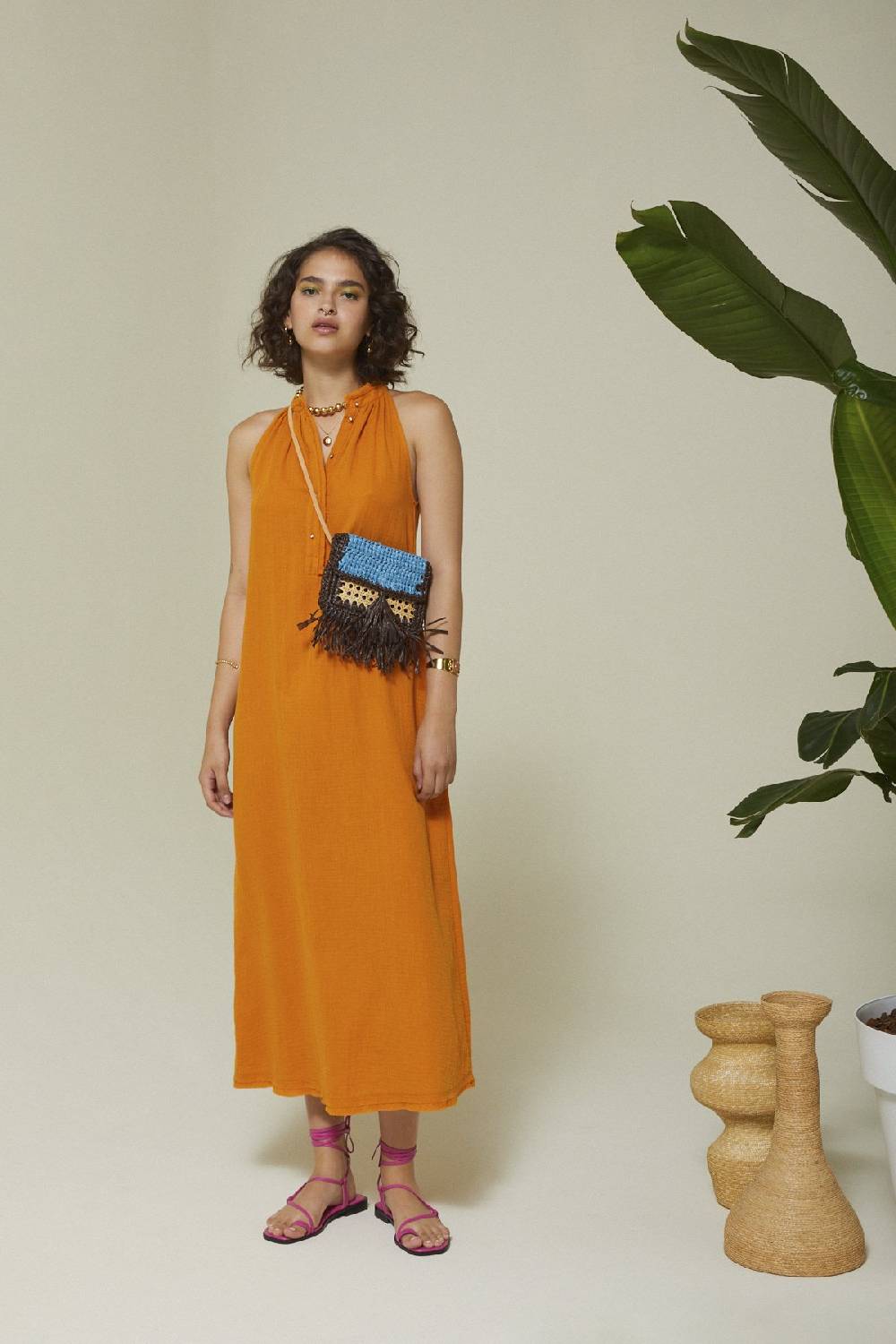 ottod'Ame Cotton sleeveless dress