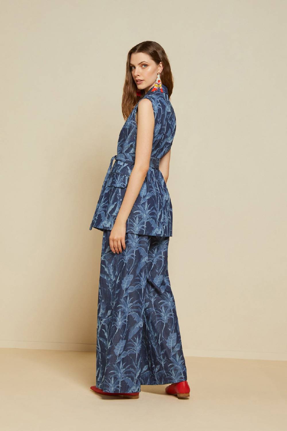 Ottod'Ame Cotton Sleeveless Jacket