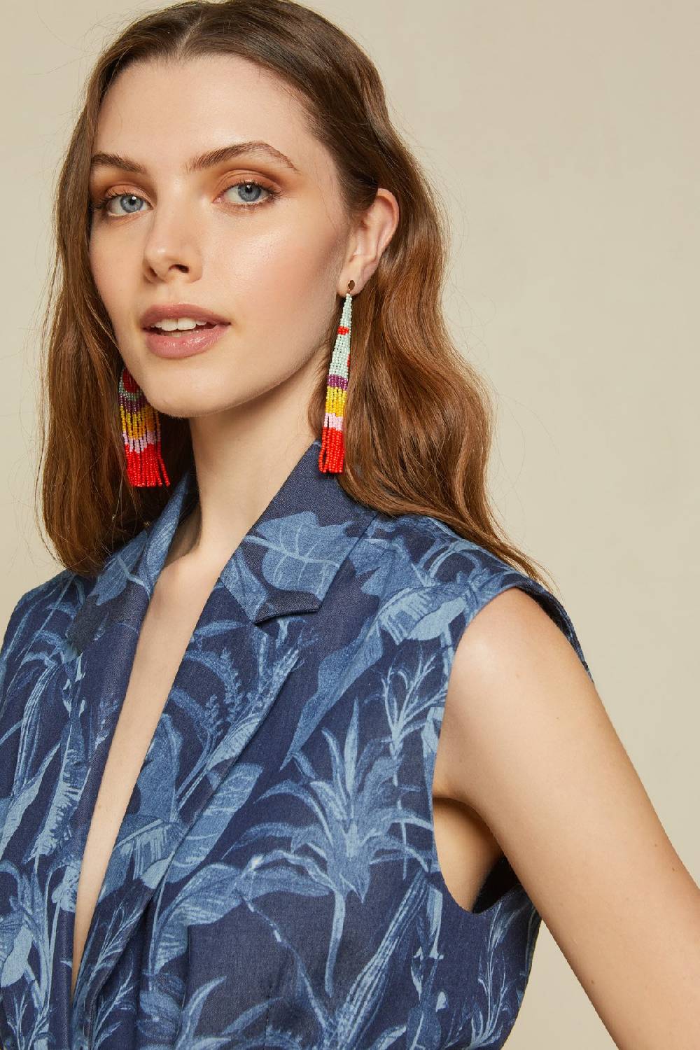 Ottod'Ame Cotton Sleeveless Jacket