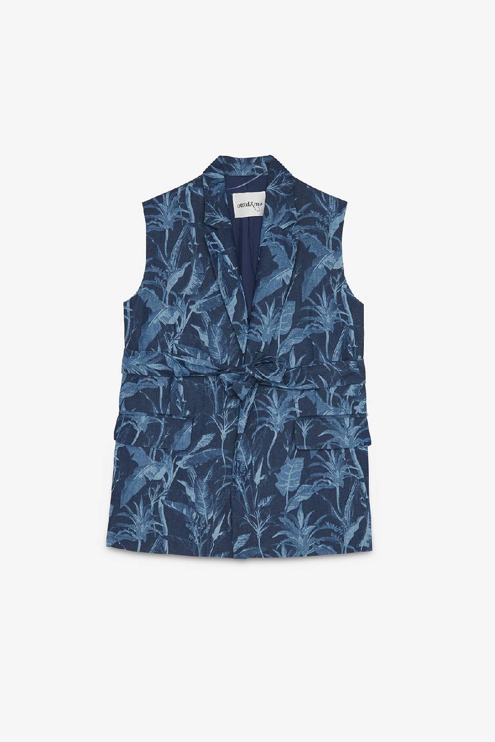 Ottod'Ame Cotton Sleeveless Jacket