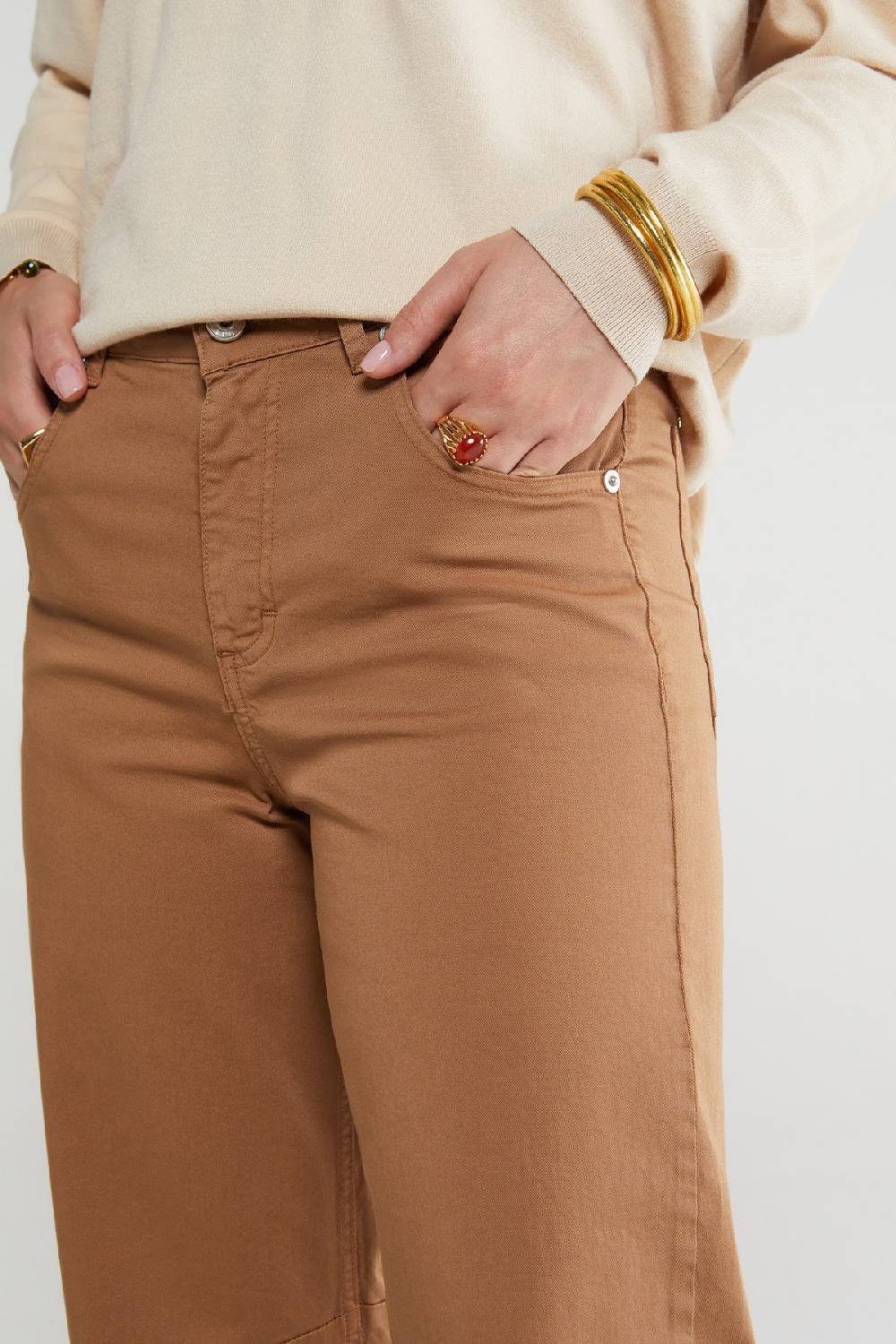 Ottod'Ame Cotton Trousers