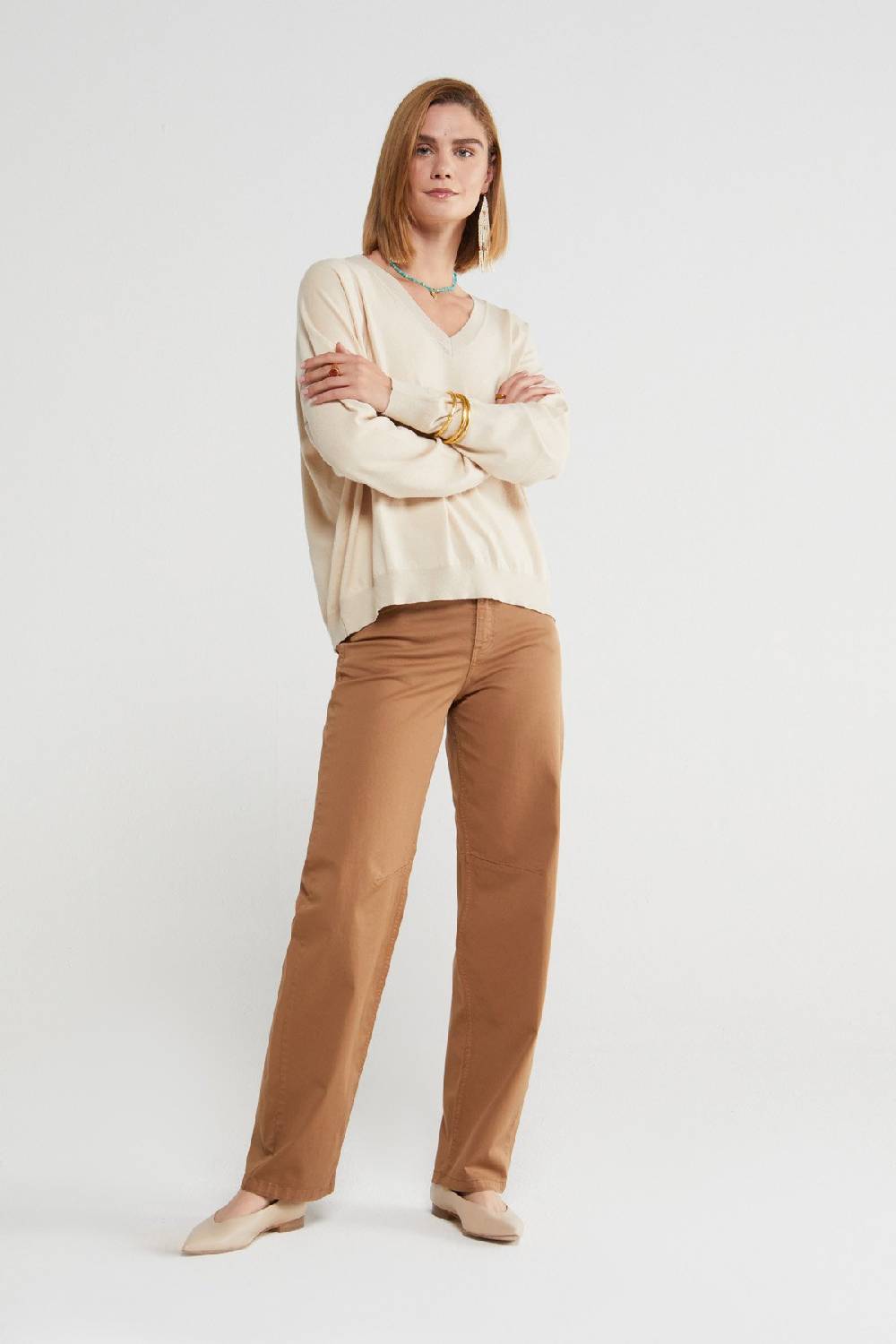 ottod'Ame Cotton trousers