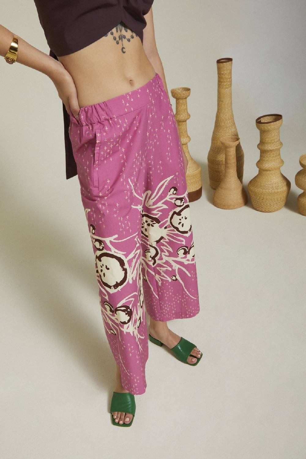 Ottod'Ame Cotton Wide Trousers