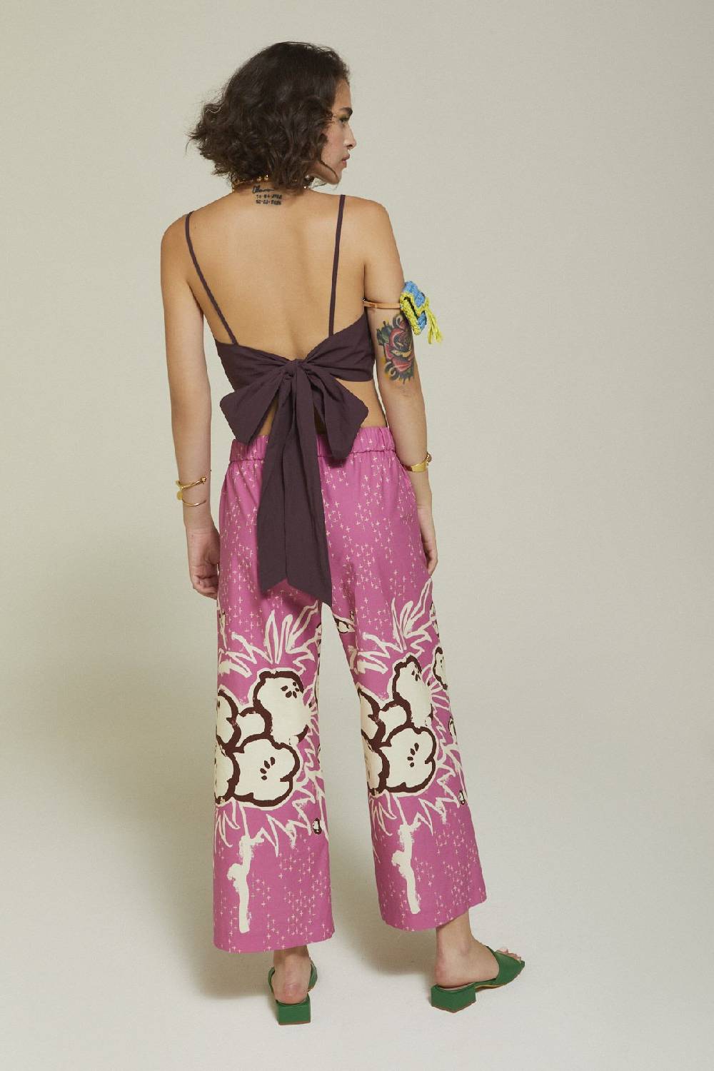 Ottod'Ame Cotton Wide Trousers