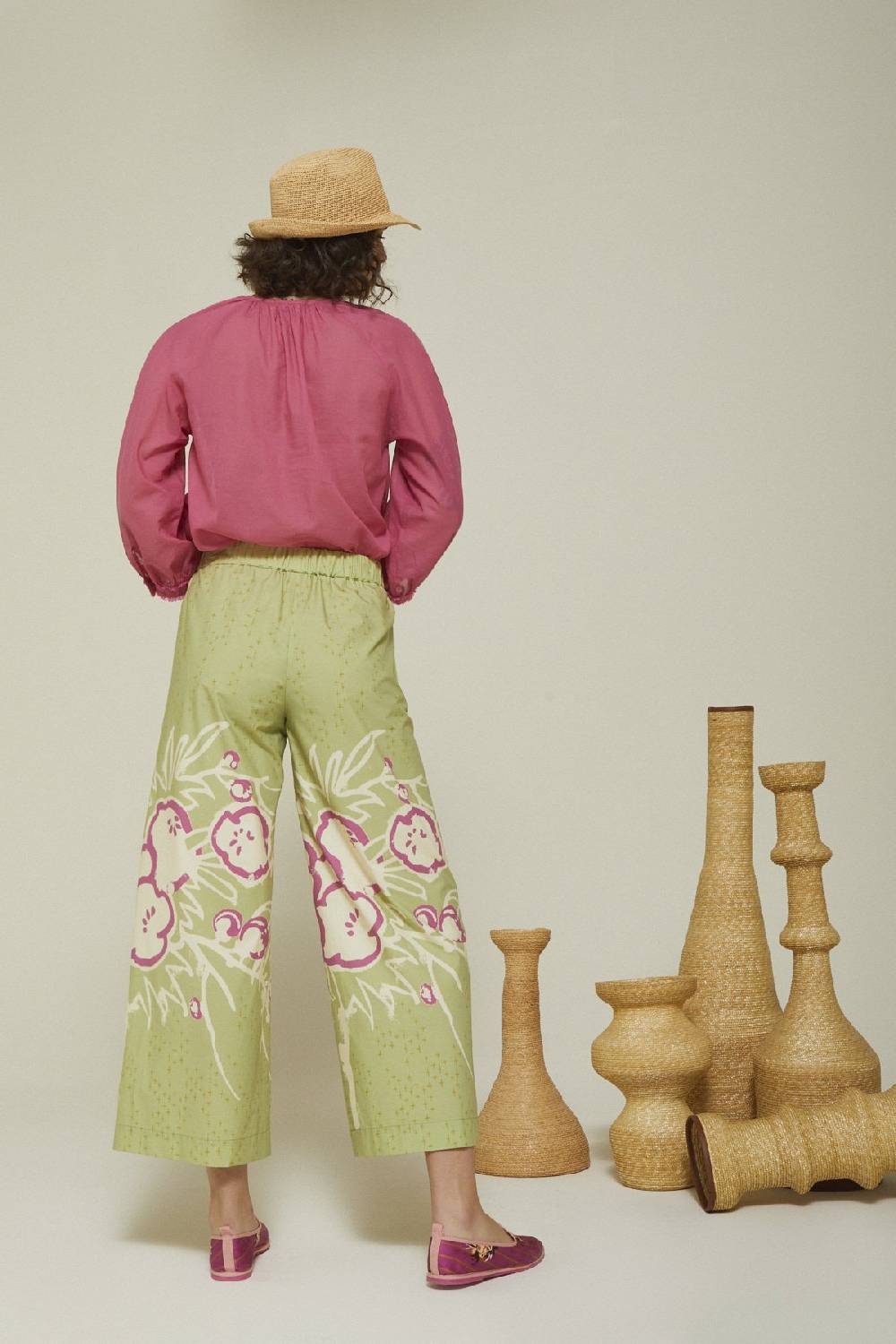 Ottod'Ame Cotton Wide Trousers