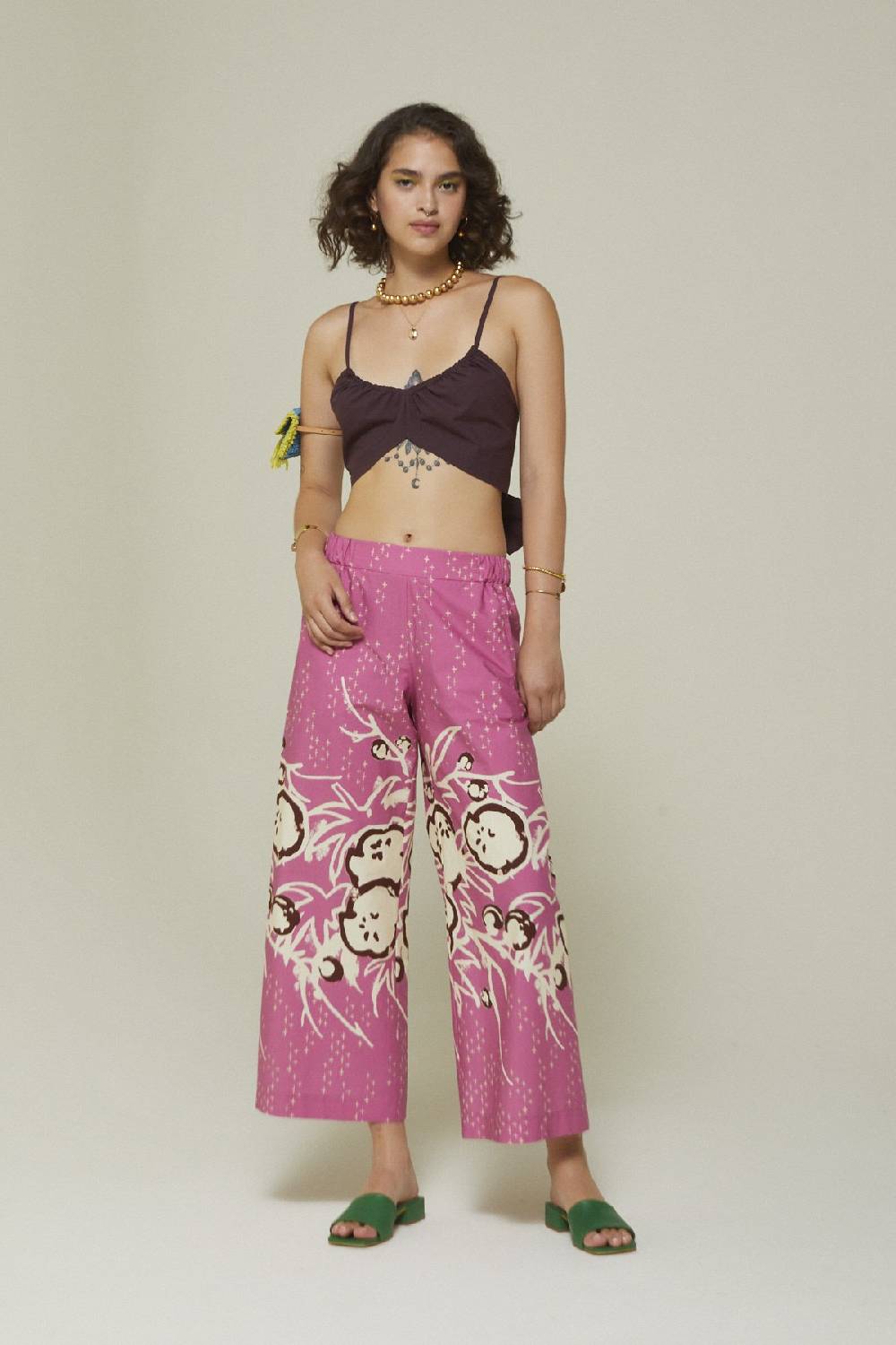ottod'Ame Cotton wide trousers