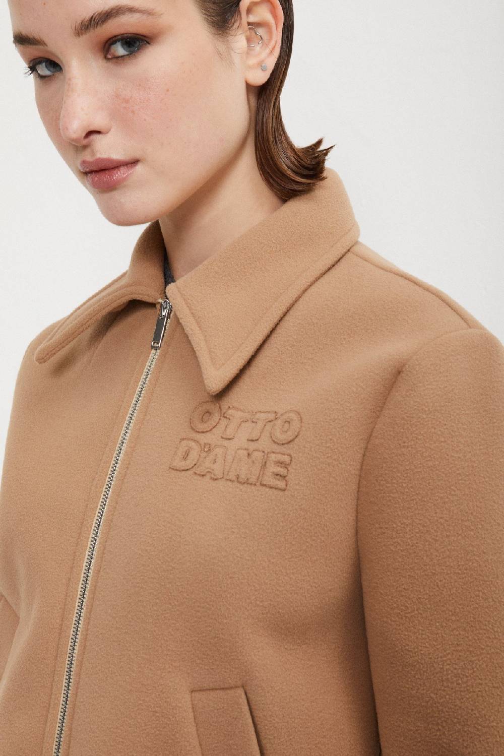 Ottod'Ame Cropped Jacket With Embroidery