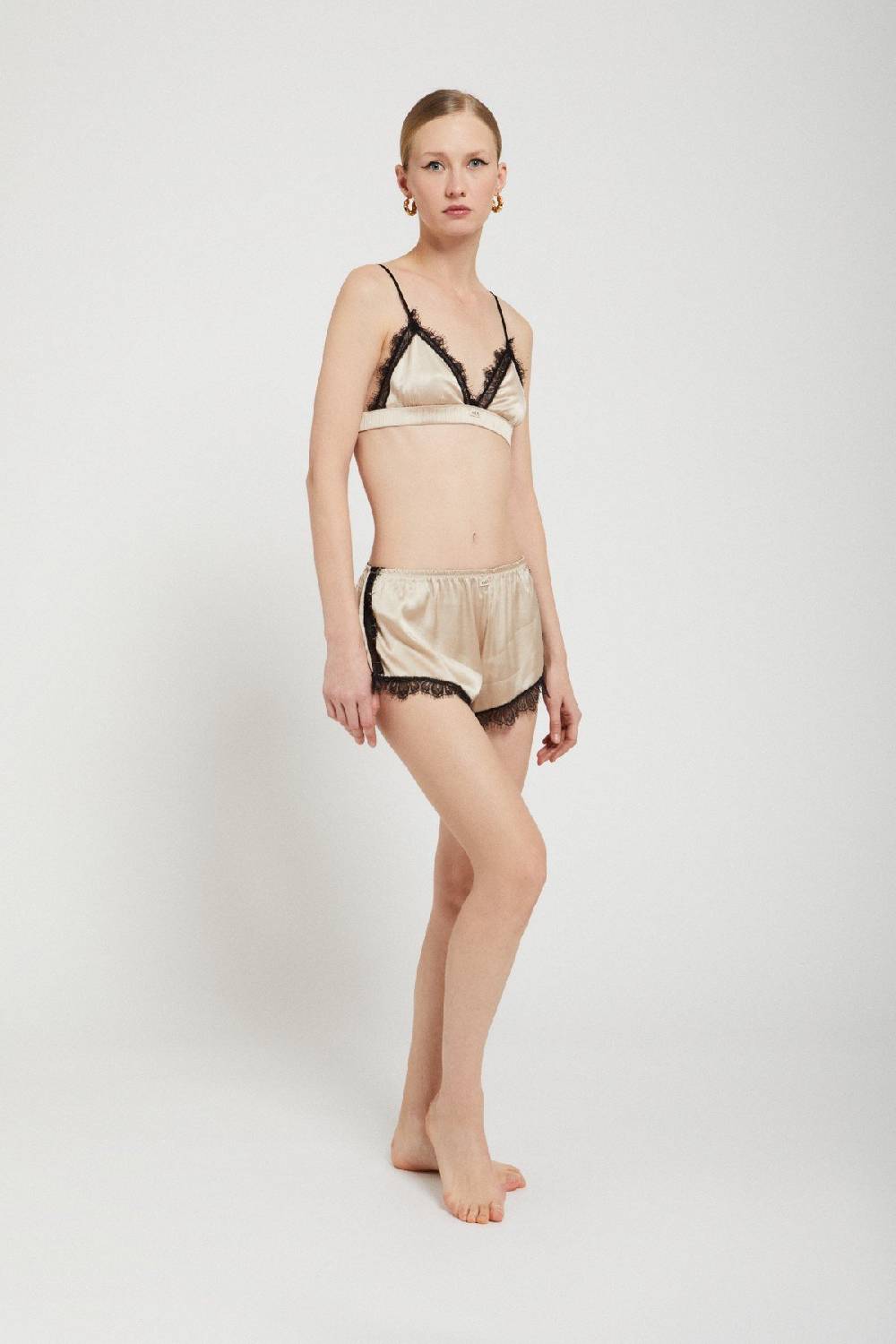 Ottod'Ame Culotte With Lace