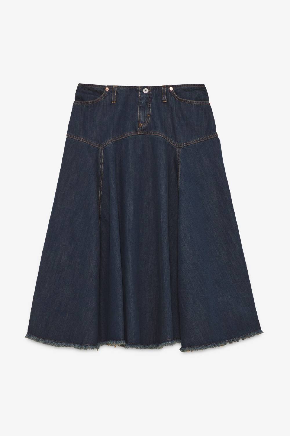 Ottod'Ame Denim Full Skirt