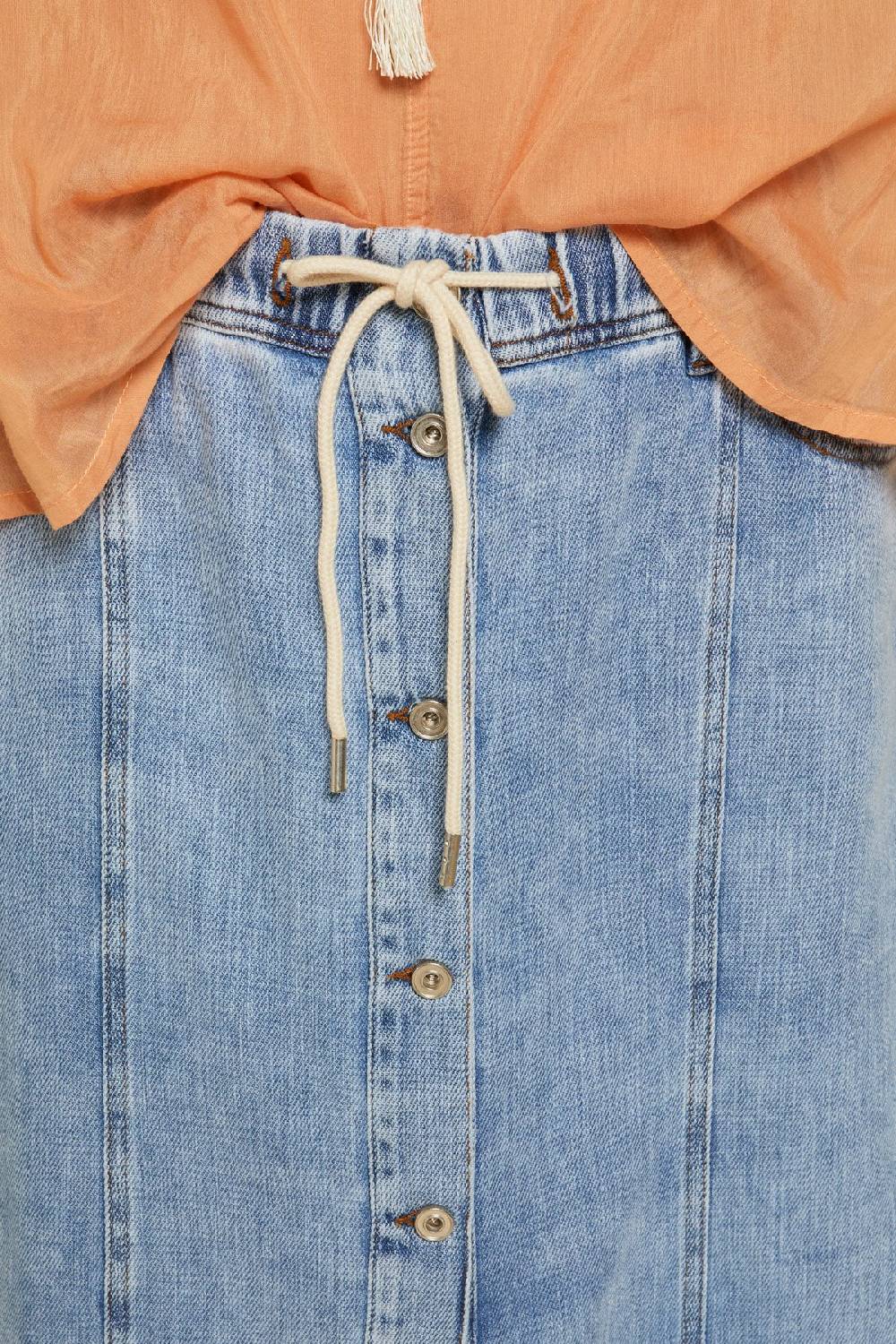 Ottod'Ame Denim Long Skirt