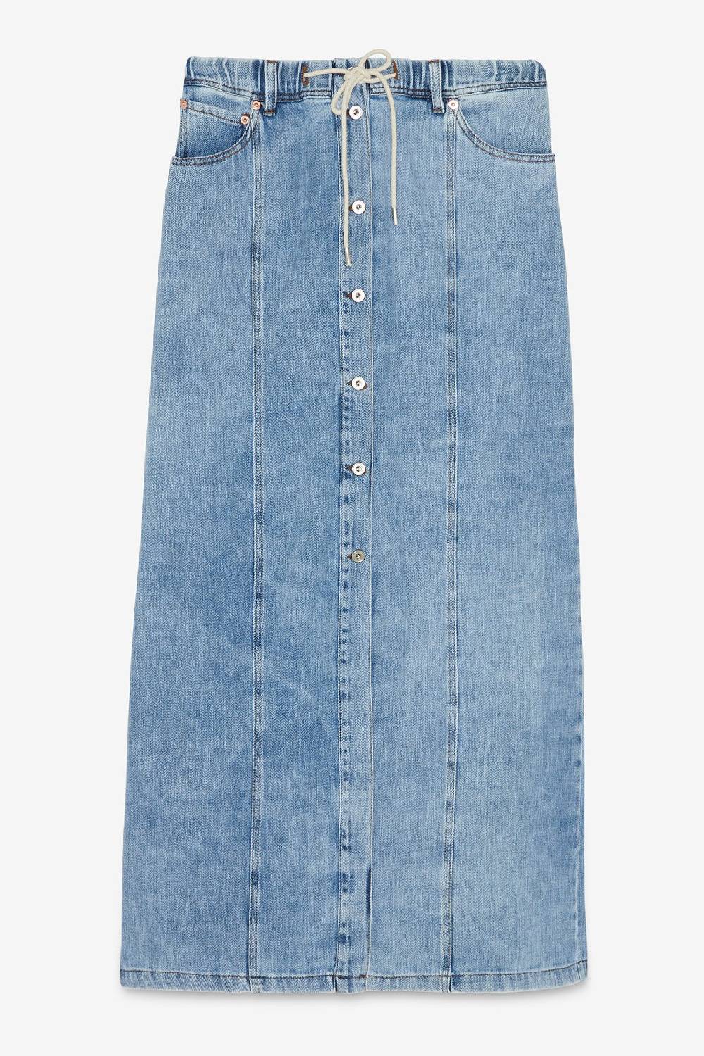 Ottod'Ame Denim Long Skirt