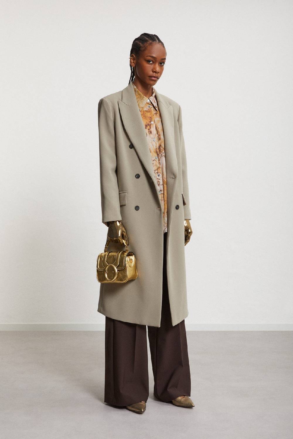 Ottod'Ame Double-breasted Coat