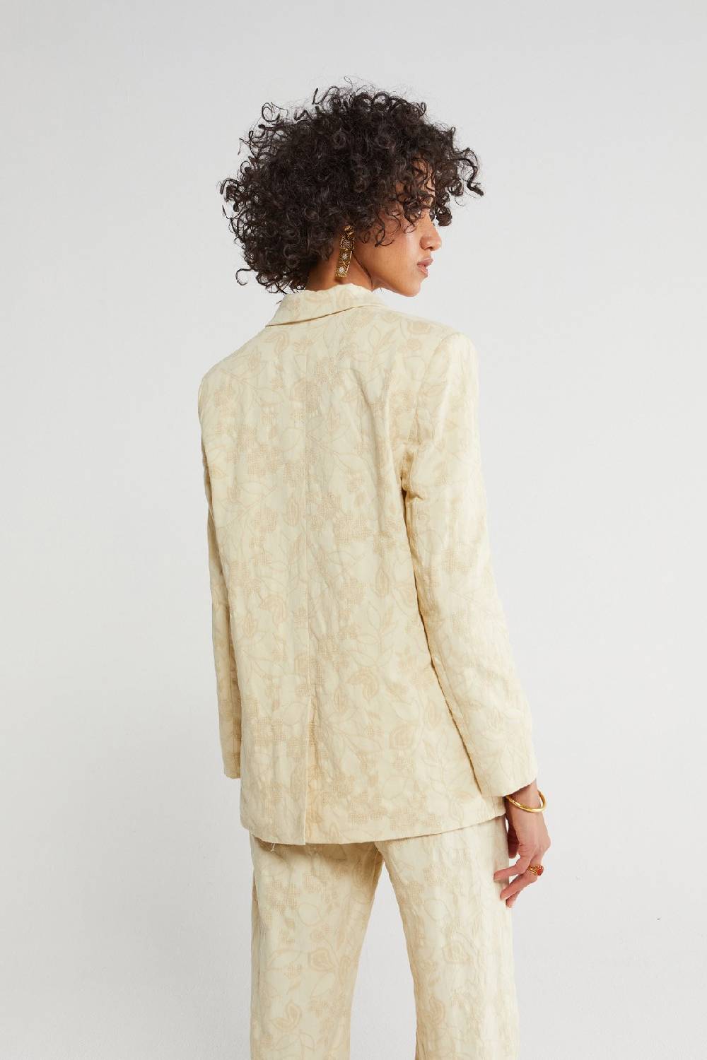 Ottod'Ame Double-breasted Jacket With Embroidery