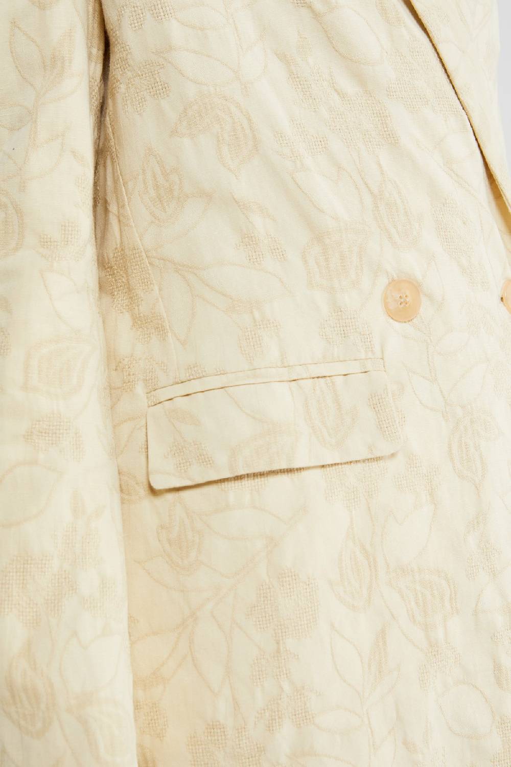 Ottod'Ame Double-breasted Jacket With Embroidery