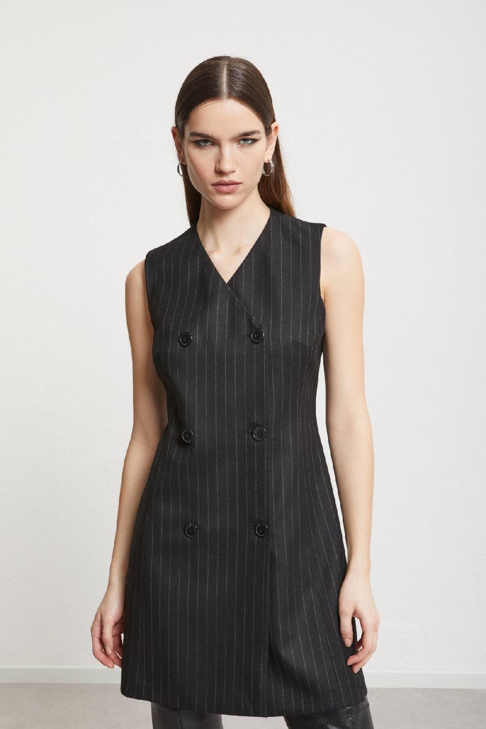 Ottod'Ame Double-breasted Short Dress