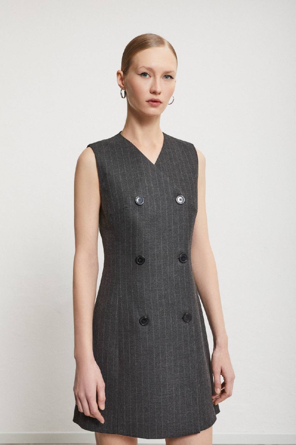 Ottod'Ame Double-breasted Short Dress