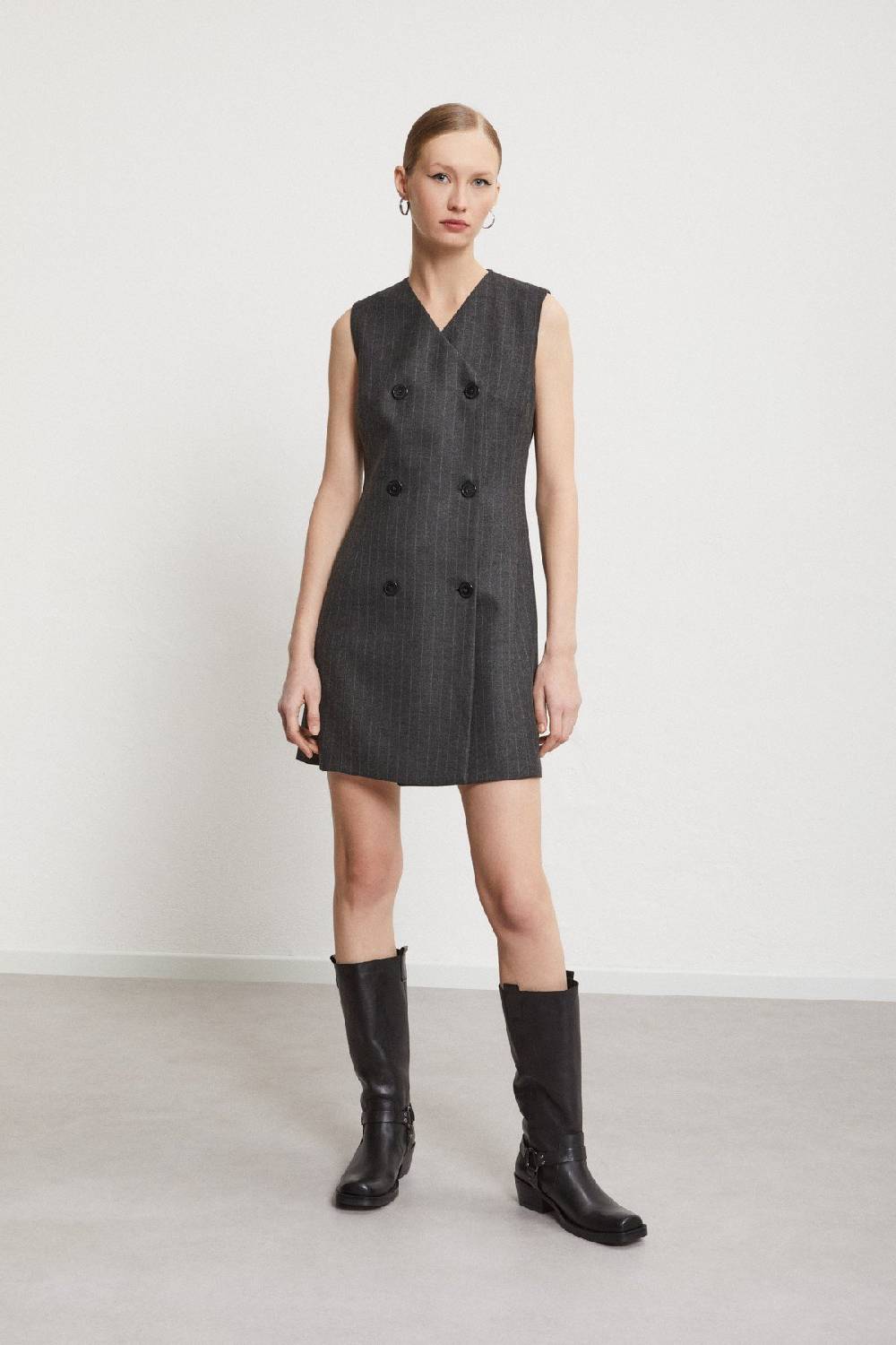 ottod'Ame Double-breasted short dress