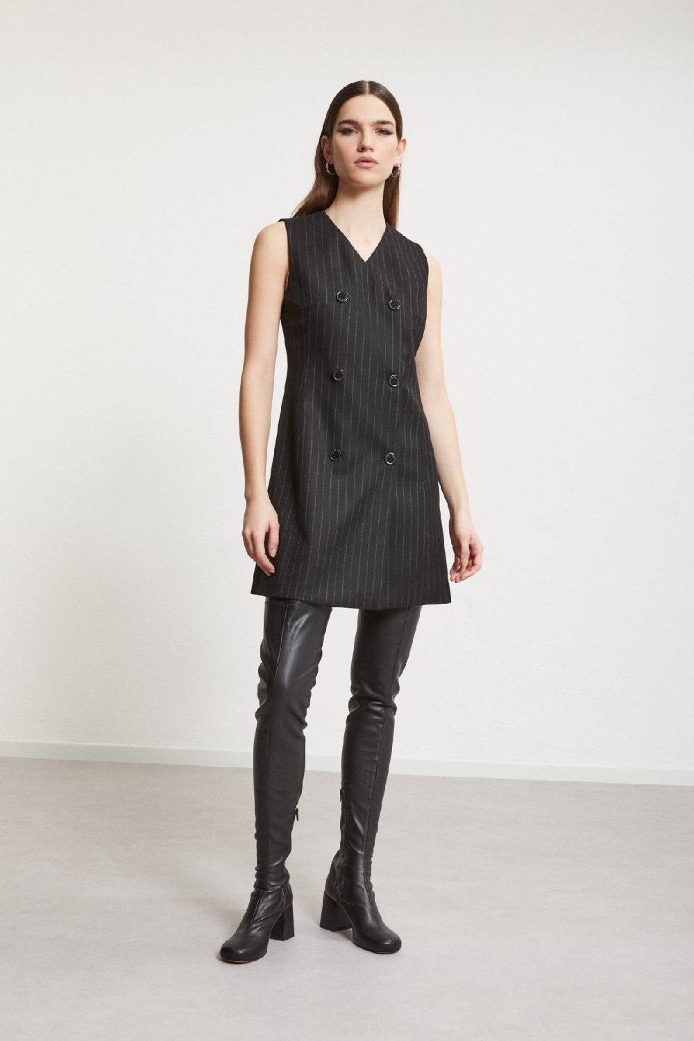 ottod'Ame Double-breasted short dress