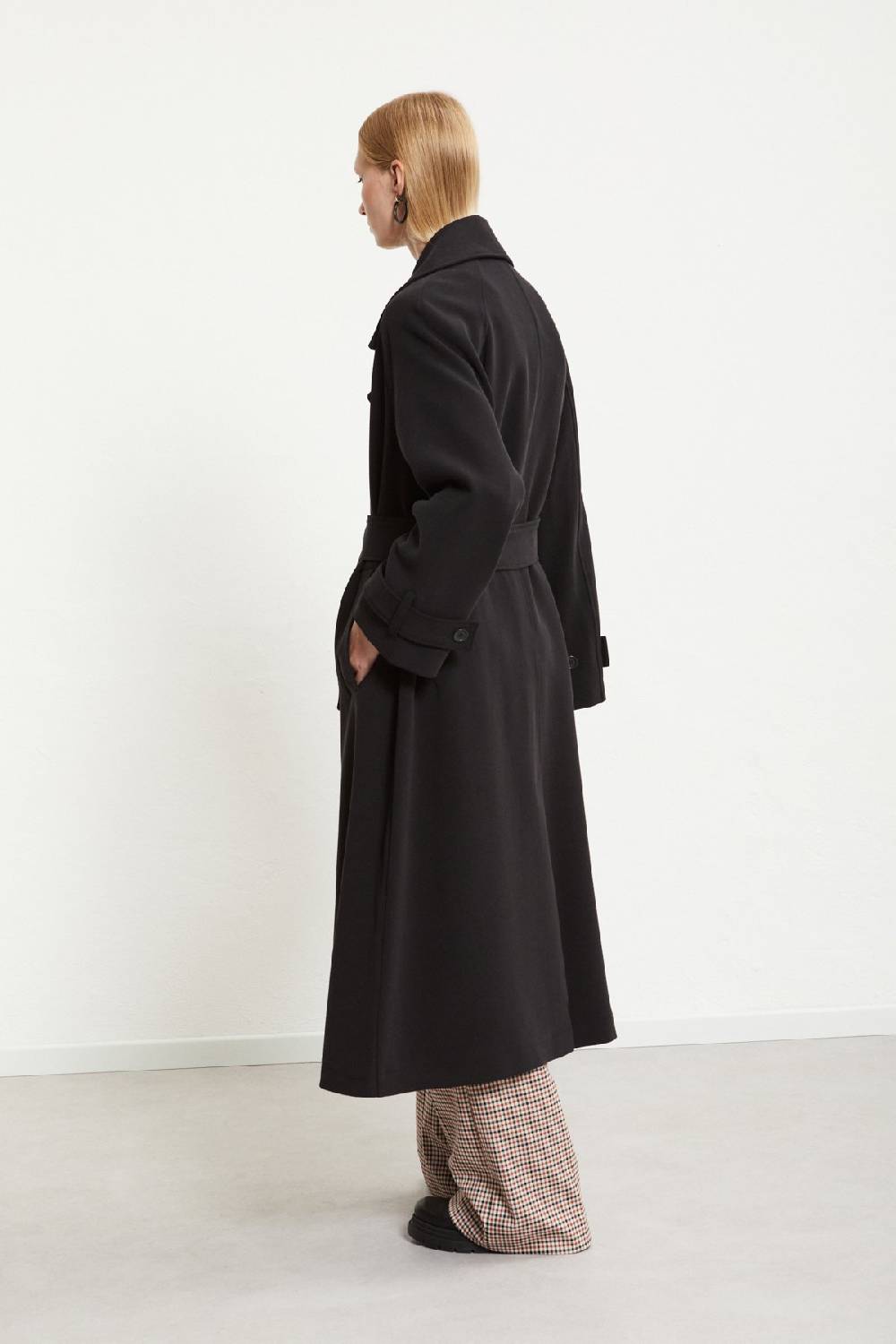 Ottod'Ame Double-breasted Trench With Sash