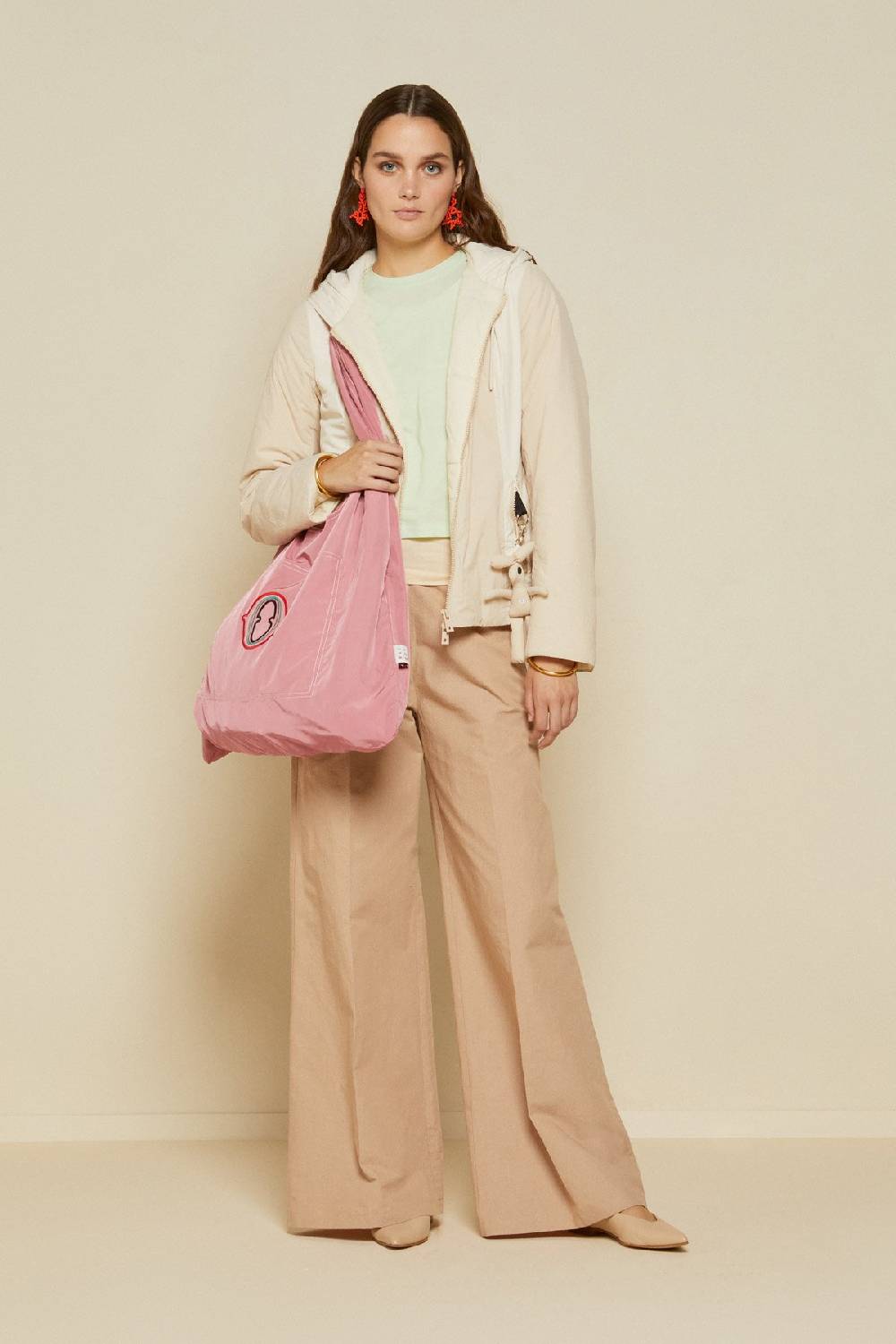 Ottod'Ame Down Jacket With Hood And Rear Laces