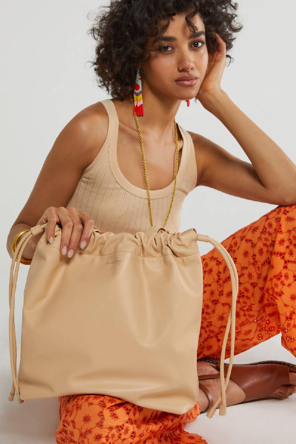 Ottod'Ame Drawstring Handbag