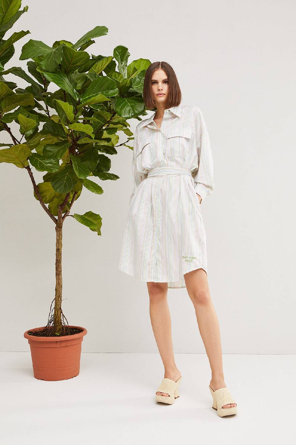 Ottod'Ame Dress With Sash