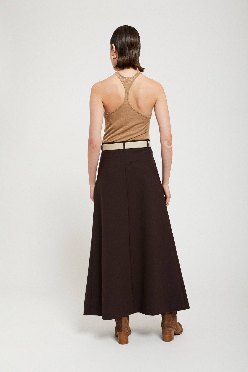 Ottod'Ame Flared Long Skirt