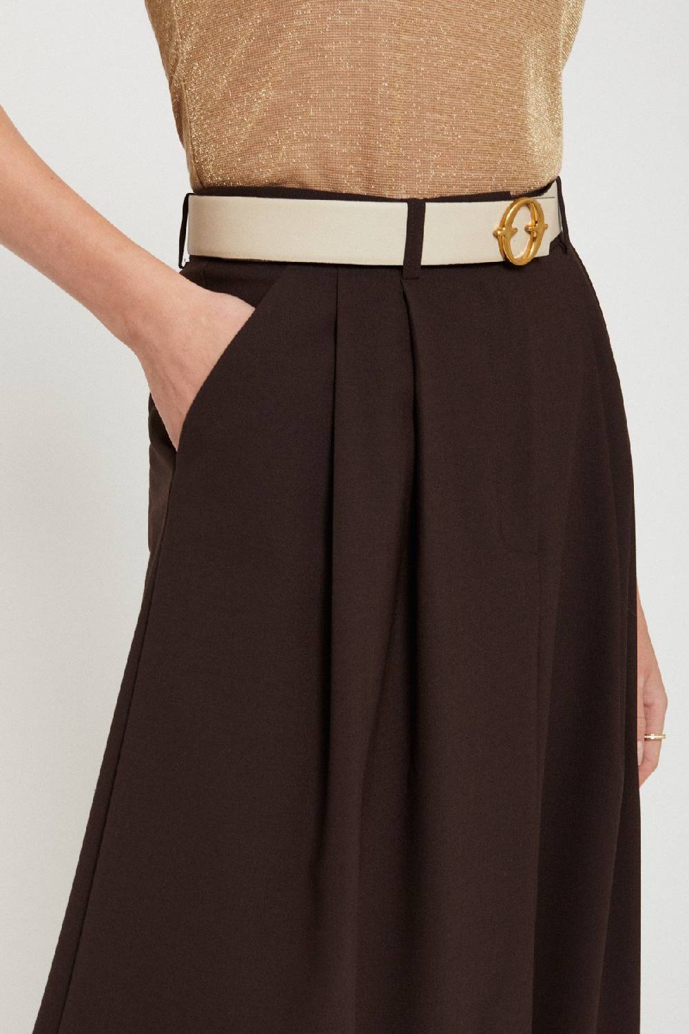 Ottod'Ame Flared Long Skirt
